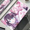 Anime Girl Mouse Pad VTuber Rubber Extended Desktop Mat VSPO Computer Gamer Mousepad PC Desk Accessories Office PC Keyboard Pads