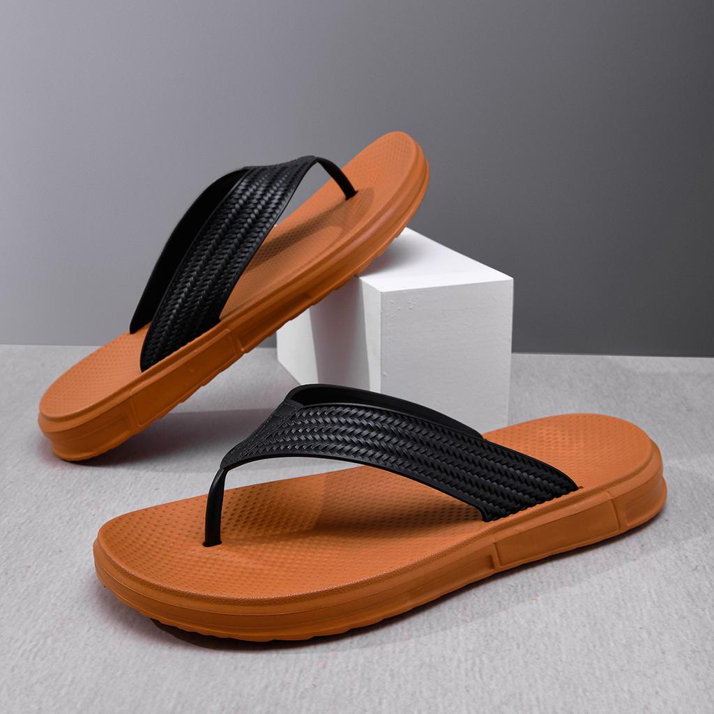 Summer Men Slippers Soft Thick Bottom Slippers Casual Home Shoes Flip Flops Eva Non-slip Beach Slides Sandals