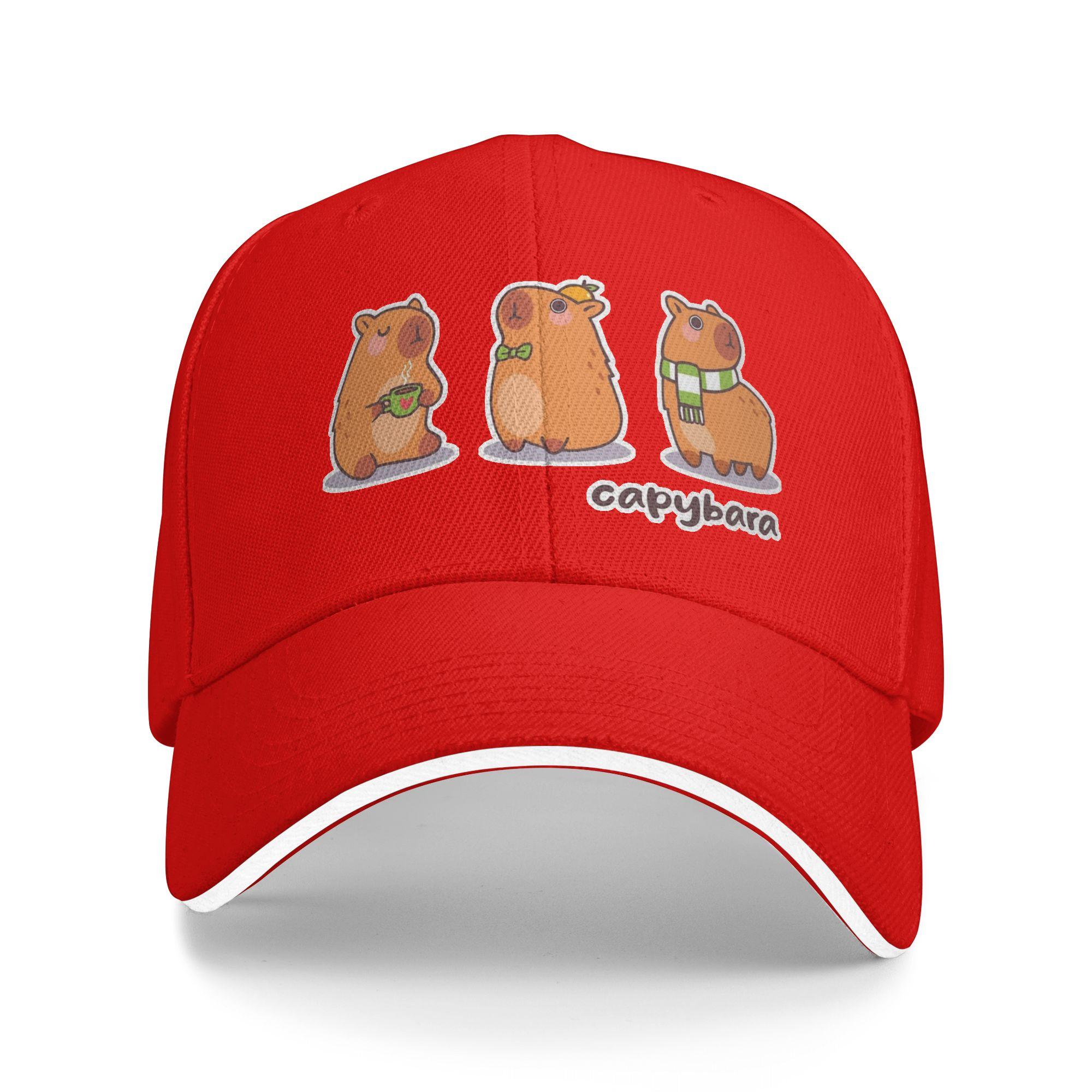 

Capybara Casual Baseball Cap Summer Trucker Hat Hot Sale Hiking Fishing Hip Hop Hats Couple Women y2k Retro Baseball Caps One Size