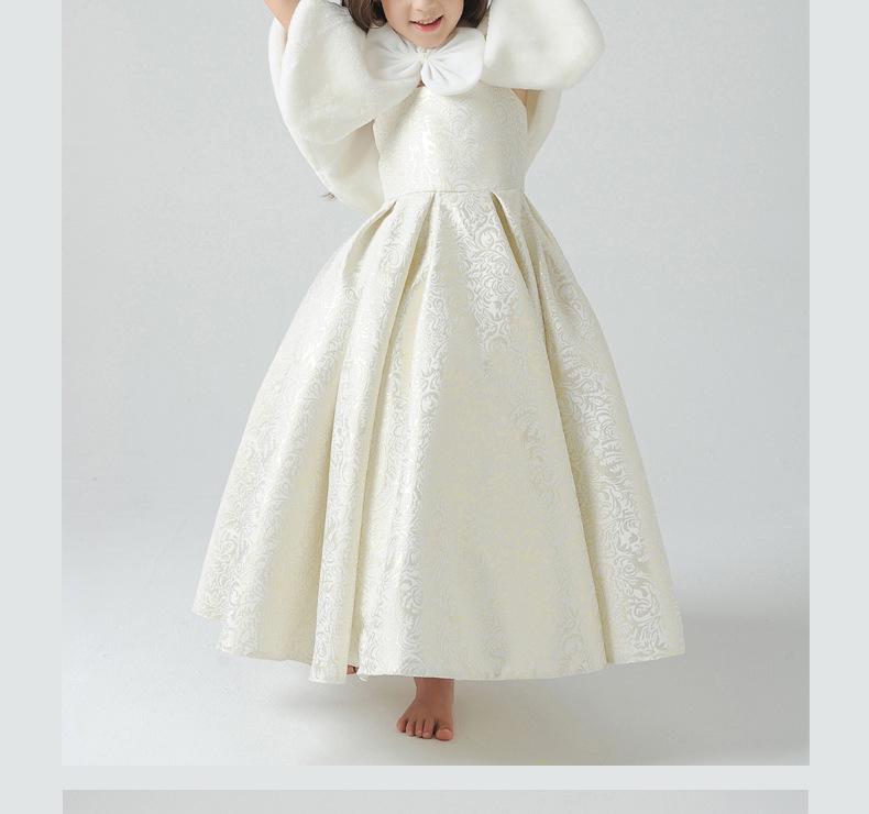 Children's Wool Cape Shawl Cloak - Autumn/Winter Outerwear for Girls