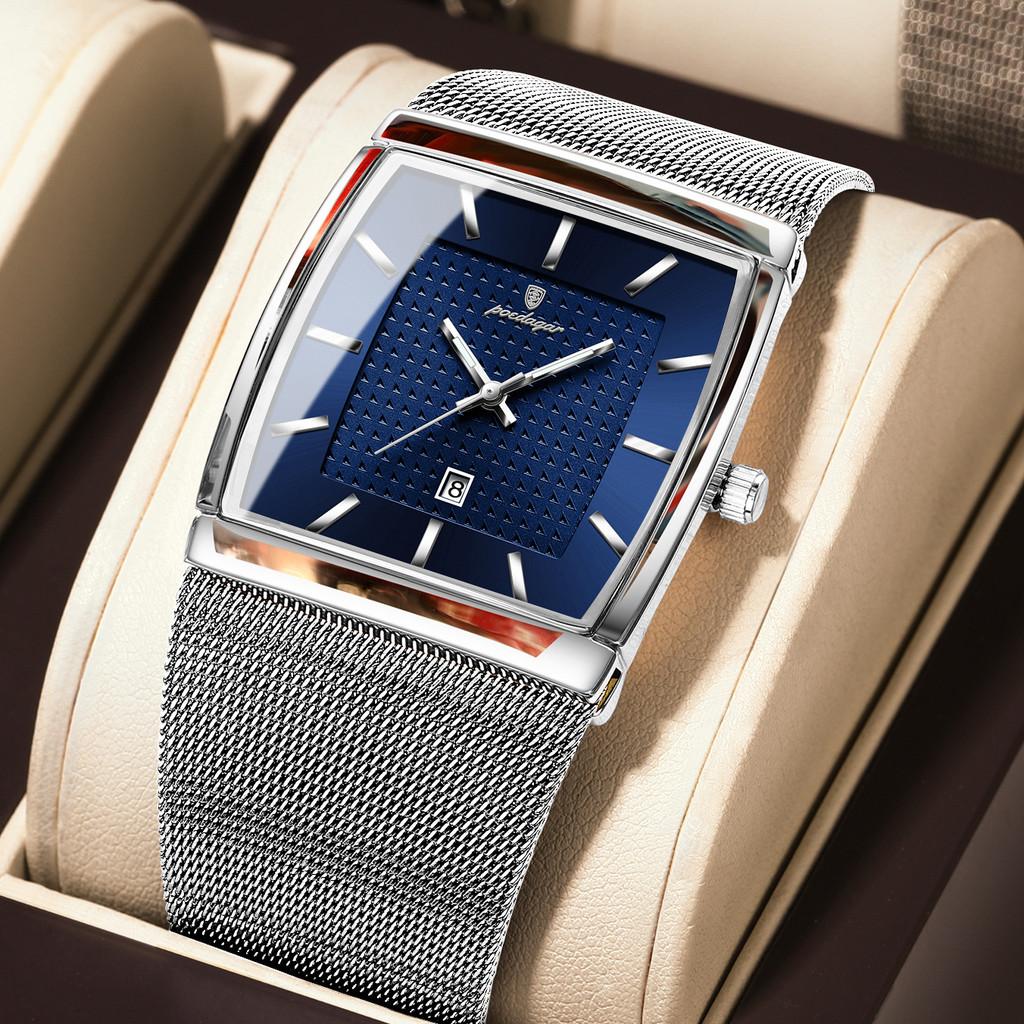 Simplicity Quartz Watch For Men With Luminous Dial And Calendar Function