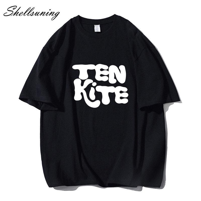 Shellsuning модные футболки с рисунком из 100% хлопка женские летние футболки с короткими — фото 12