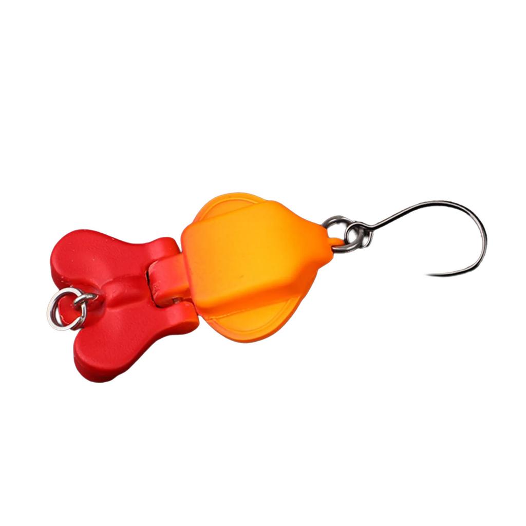 2-teilige Angelköder Harter Swimbait Jigging Meeresangelköder Kleiner Angelköder Einzelhaken Meeresangelzubehör