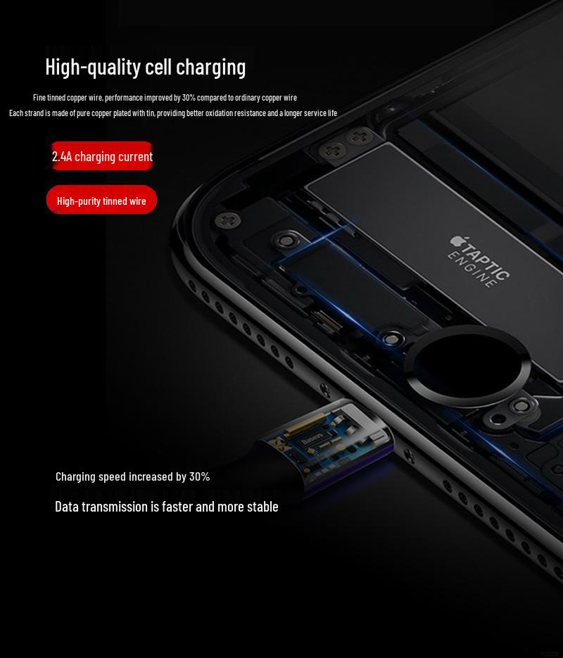 6A Fast Charge 3-in-1 Braided Universal Charging Cable