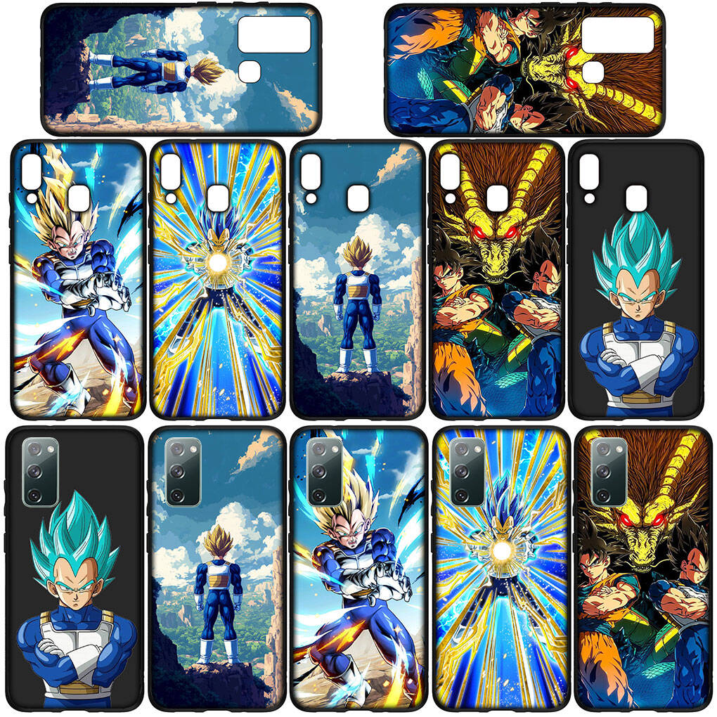Handyhülle für Samsung Galaxy S25 S23 S24 Ultra FE Plus A05 A06 A15 A16 A36 A37 A35 A54 A55 A56 A57 A25 A26 A53 Hülle Drache Gokus Ball Vegeta Cover