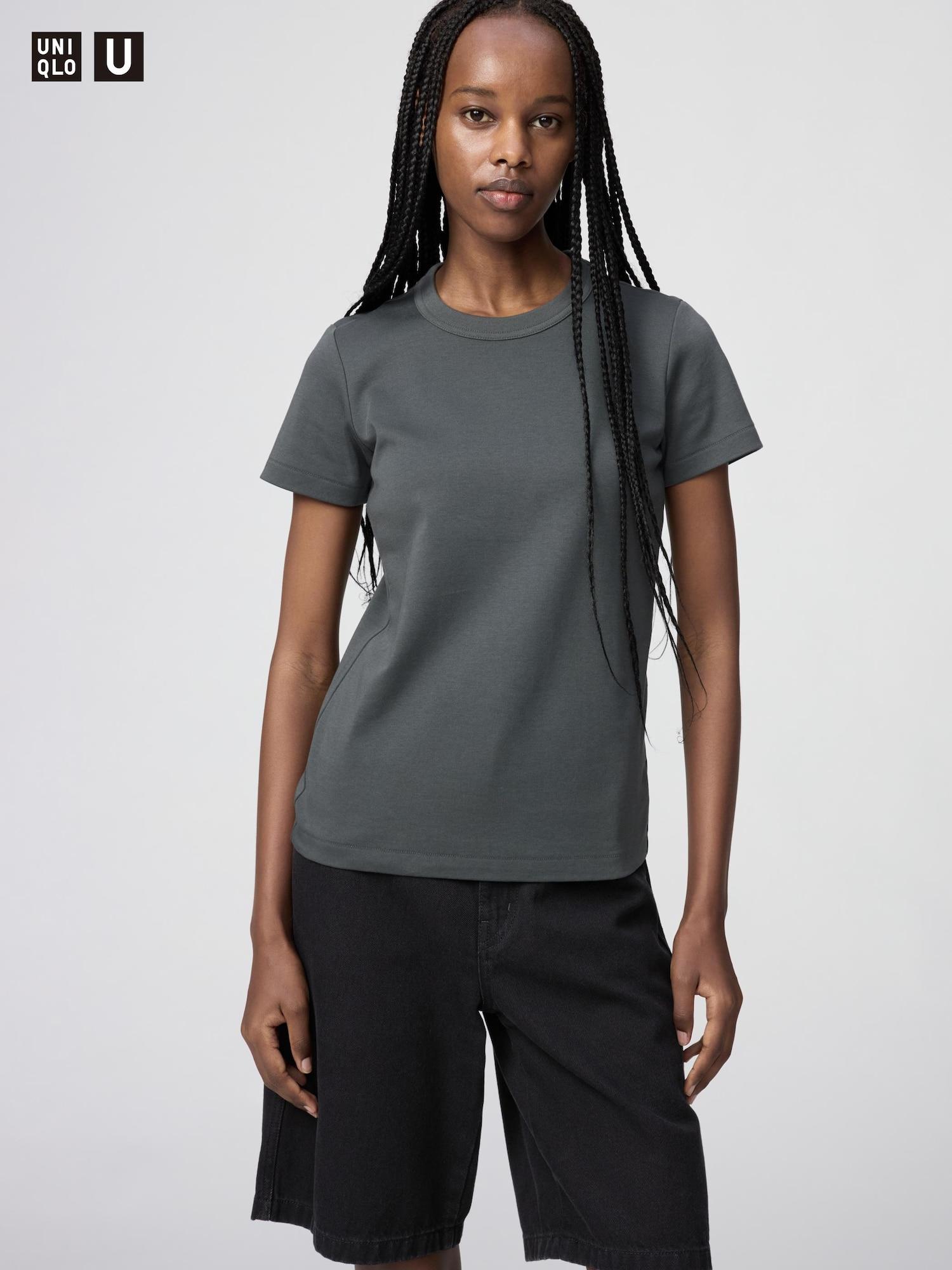 

Футболка Uniqlo Japan с круглым вырезом и коротким рукавом 58 DARK GREEN/XS