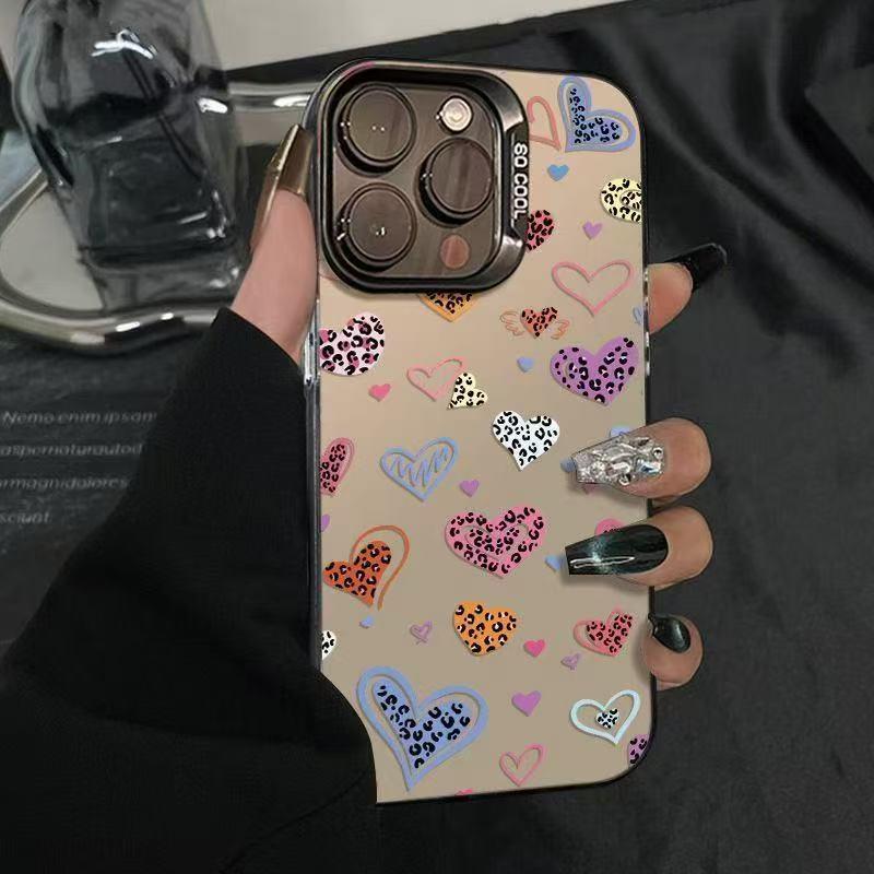 

Colorful Love Heart iPhone 17 Case - Fits 16 Pro, 15, 13 Pro Max, and 14X - Stylish and Drop-Proof iPhone 17 Pro