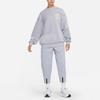 Nike Sportswear Logo Patchwork Knit Pullover Crewneck Sweatshirt Women sweatshirt Purple DO6960-521