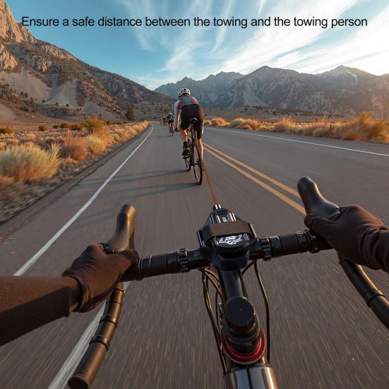 Outdoor Mountain Bicycle Tow Rope Heavy Duty Retractable Parent-child Kids MTB Road Bike Pull Strap Behind Bike Traction Device Bike Accessories