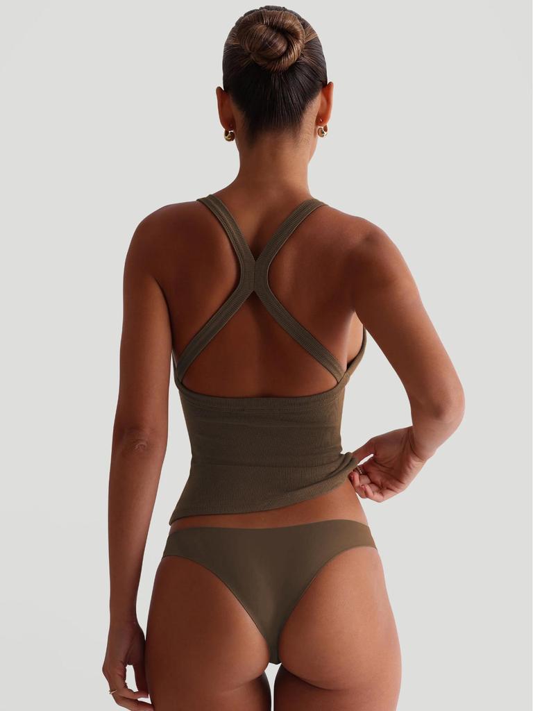 2026 Y2K Backless Knit Vest: Sexy, Slimming, Chic Camisole Top for Summer