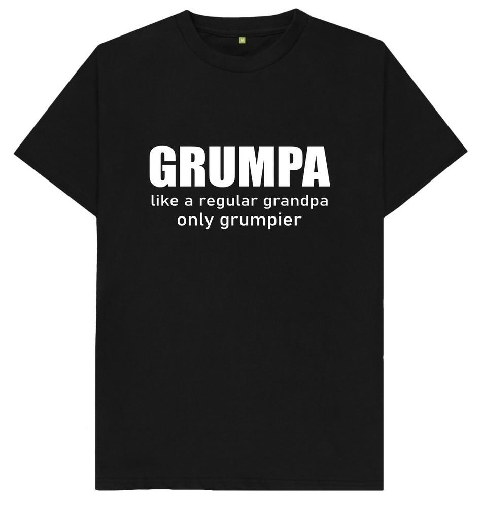 

Grumpa Like A Normal Grandpa Only Grumpier Funny Grandad Gift T Shirt 4XL