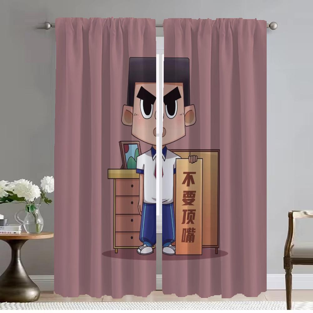 

Шторы для современной гостиной Assassin 2 штуки перегородка шторы для домашнего интерьера для окна с камерой тюль для спальни ребенка W50xH70cmx2pcs-CL