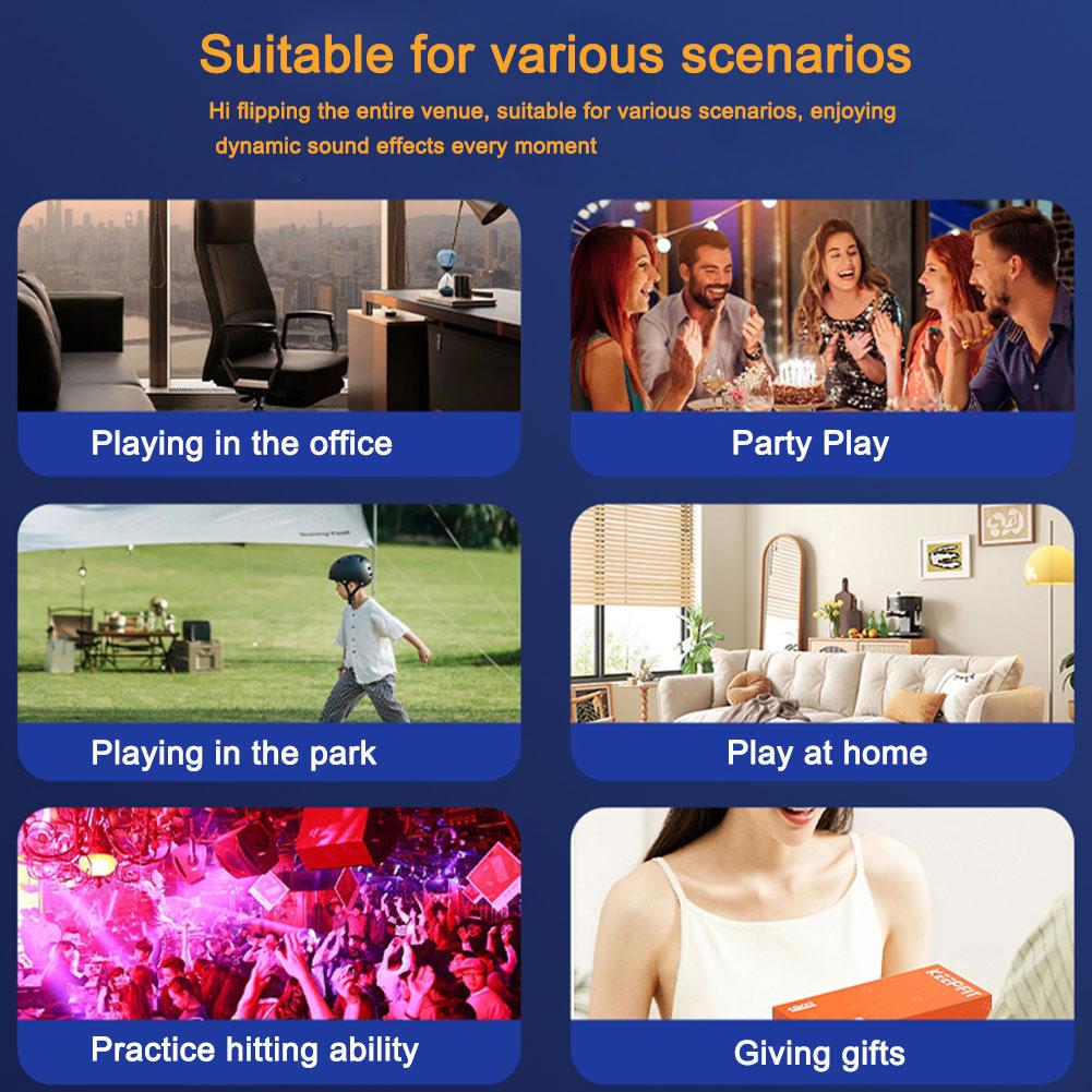 Electric Air Drumsticks Professional Air Drum with Drumsticks Electronic Virtual Air Drum Drumsticks Pedals Gift for Adults Kids