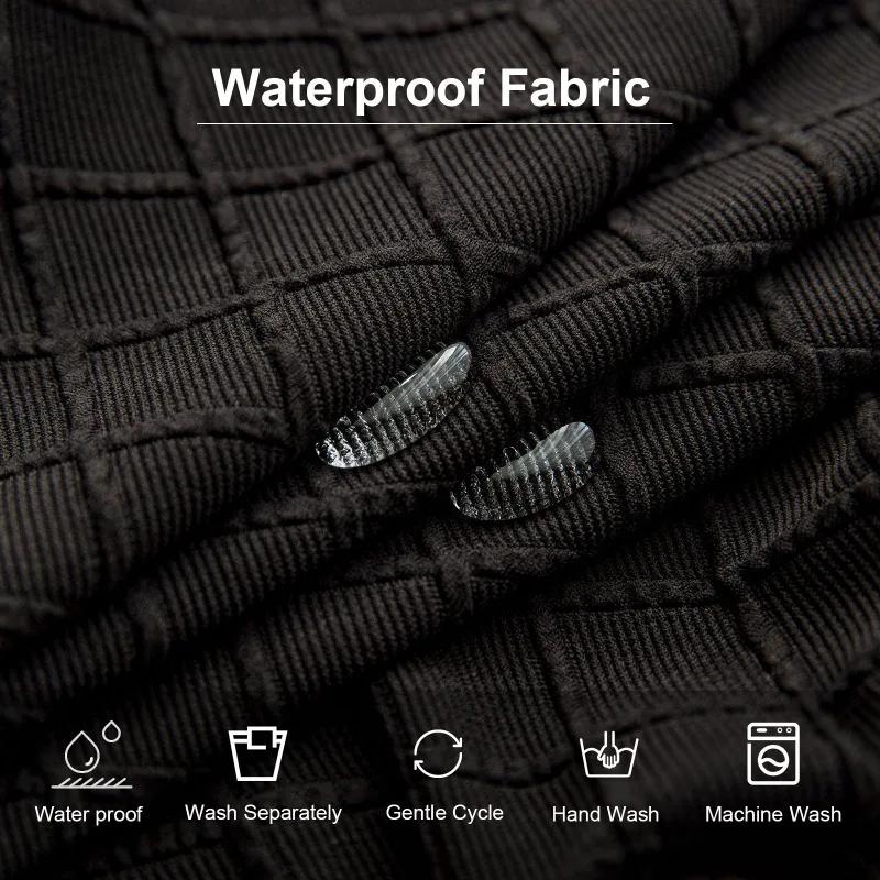 Chair Cover, Living Room Chair Cover Waterproof, Detachable Elastic Cushion Cover for Soft Cushion Dining Chair Bottom Frame