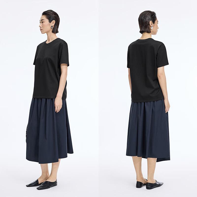 JNBY 2026 Summer Round Neck Loose Short Sleeve T-Shirt