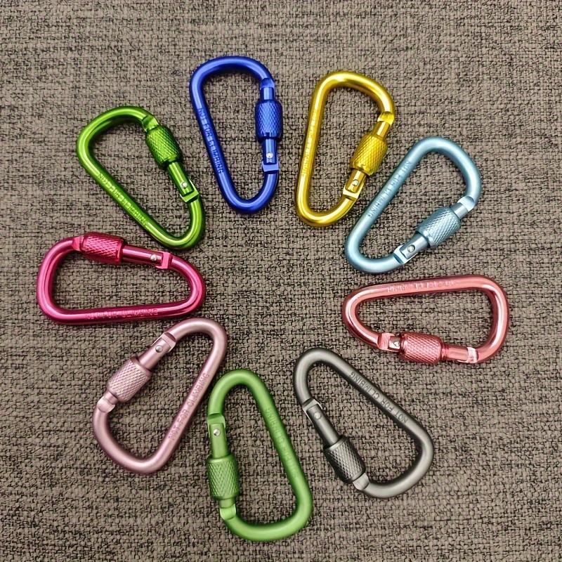 D-shaped Buckle Thickened Outdoor Keychain Buckle Aluminum Alloy Hook Earphone Box Bag Water Bottle Quick Clip