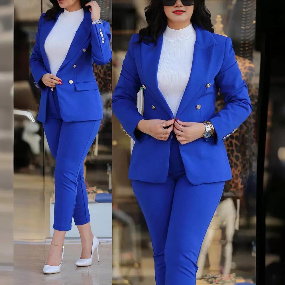 

Women s Casual Fashion Professional Suits Small кавовий