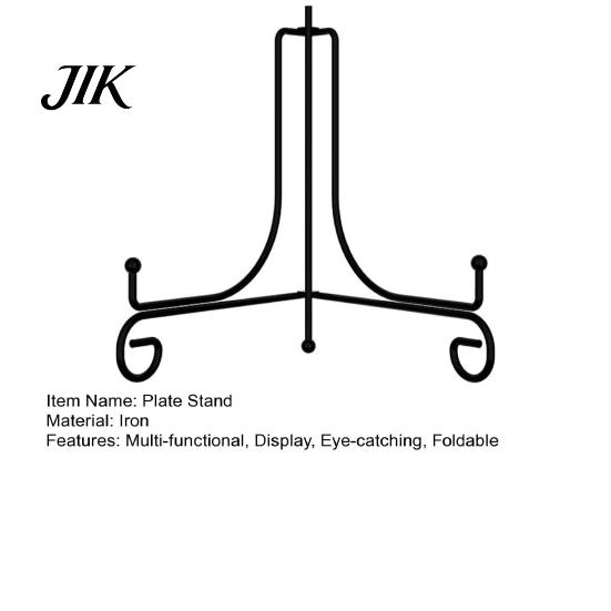 Multi-angle Adjustable Stand Iron Plate Foldable Picture Frame Display Small Tabletop Holder Easel for Photo Frames Plates Card Record Book