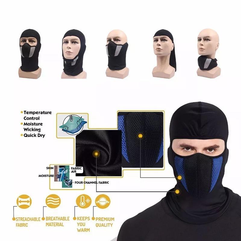 Full Face Keep Warm Mask Winter Cycling Masks Skullies Cap Hat Motocross Motorbike Helmet Moto Riding Neck Face Hood Moto Mask