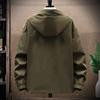 Oversized Jacket Men Waterproof Hooded Windbreaker Bomber Jacket Casual Jacket Loose Zipper Coats