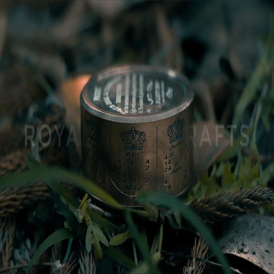 Antiikne vintage stiilis messingtrumm päikesekell kompass templiga nahkkarbiga sünnipäevakingiks, ristimiskingitus, pulmakink, parima mehe kingitus