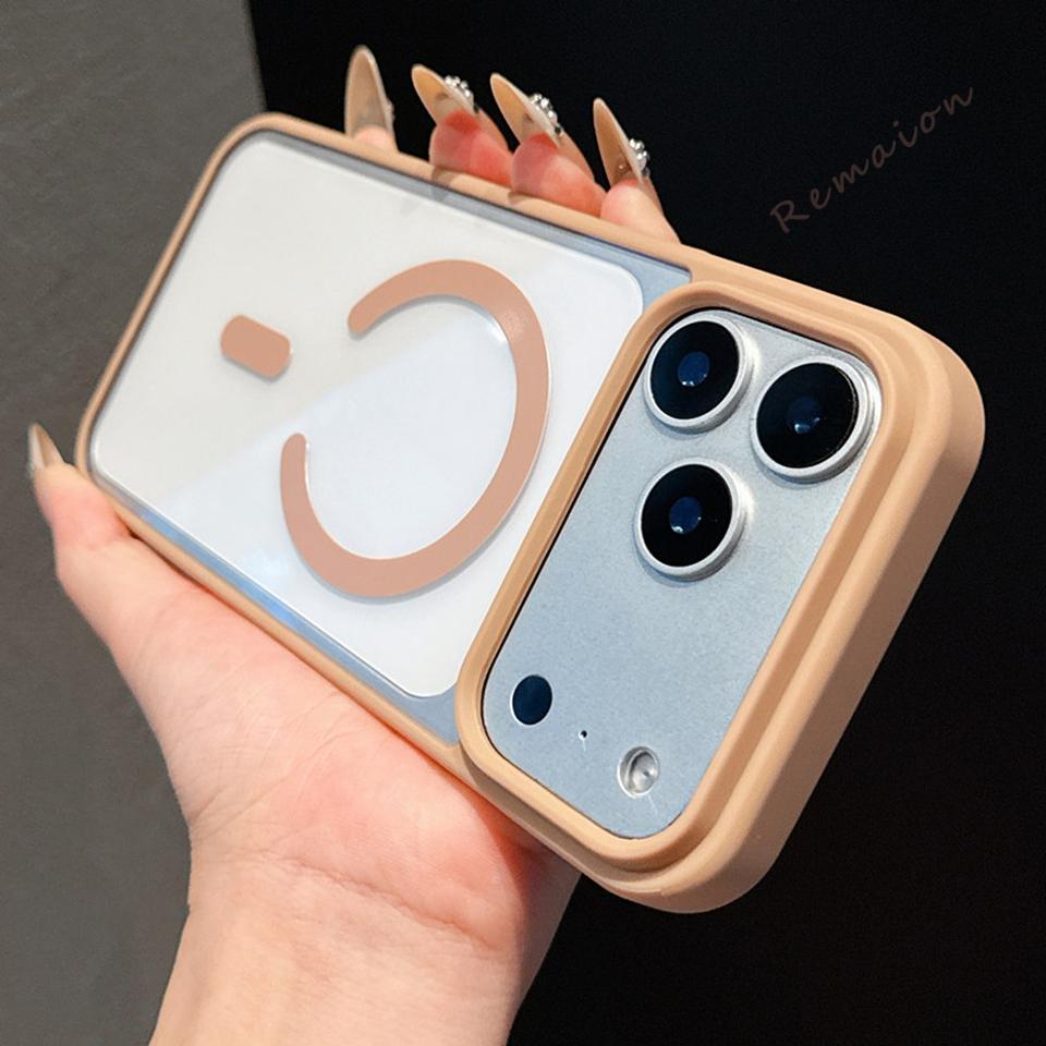 Magnetic Phone Case for For Iphone 17E 16E 14 1 16 Plus 11 12 13 Pro Max Mini X XR XS MAX Clear Charging Protector Cover