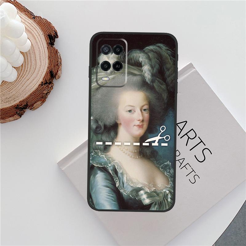 Marie Antoinette Case For Oppo A15 A80 A60 A40 A94 A54 A98 A78 A18 A38 A58 A16 A76 A96 A17 A77 A74 A57S Cover