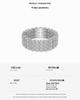Exquisite Christmas Bestseller: S925 Sterling Silver Women's Ring with Zircon and Diamond Design - Elegant Wedding Style Thick Band