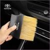 Car Cleaning Brush Air-outlet Long Haired Remove Dust Bristle for TRD Toyota Prius RAV4 Camry Auris Corolla Yaris Aygo GT86 Gr
