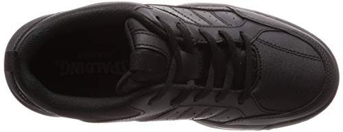 Spalding CIS 3530 Sneakers, Court Shoes, Wide, Lightweight, Men's 4E, Women's 3E, Black, Size 27.0 cm