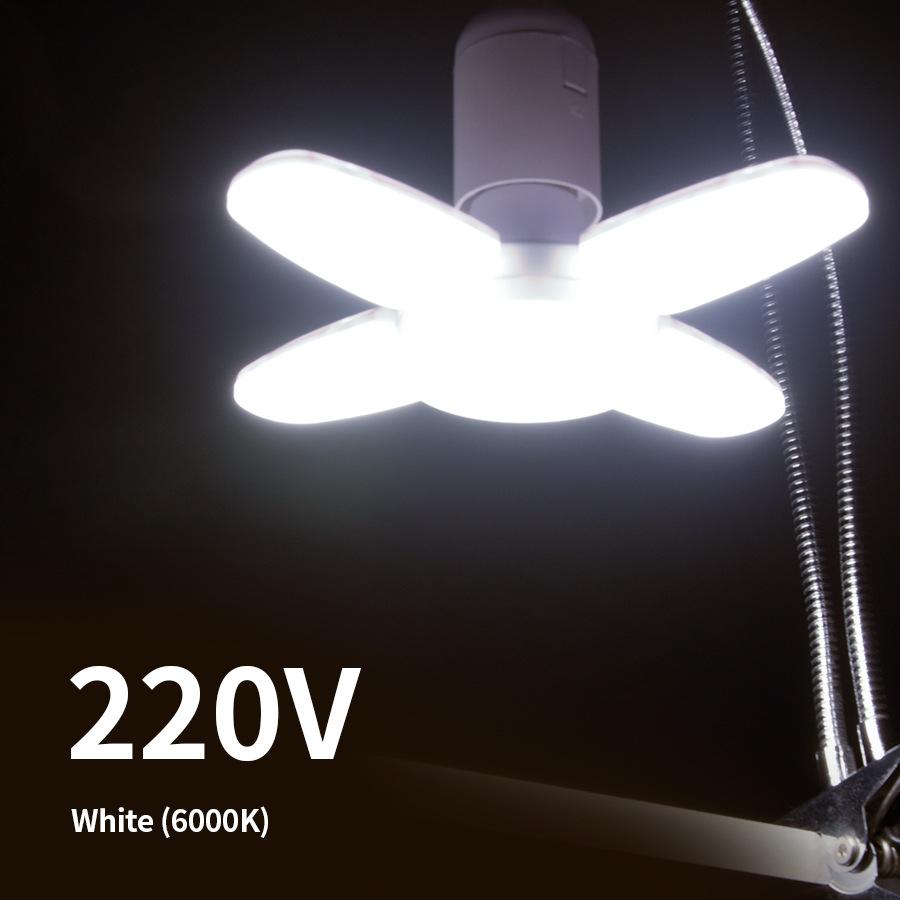 Foldable Led Bulb E27 28W AC85-265V Spotlights Fan Shape Lights Ceiling Spotlight 3000K 6000K Ultra Bright Bedroom Lamps