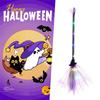 A84X-Adjustable LED Light-Up Witch Broom Halloween LED Light For Party Cosplay Witches Broom Decoration