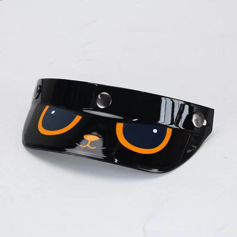 Helmet Accessories: Brim and Long Visor for Three-Buckle Helmets