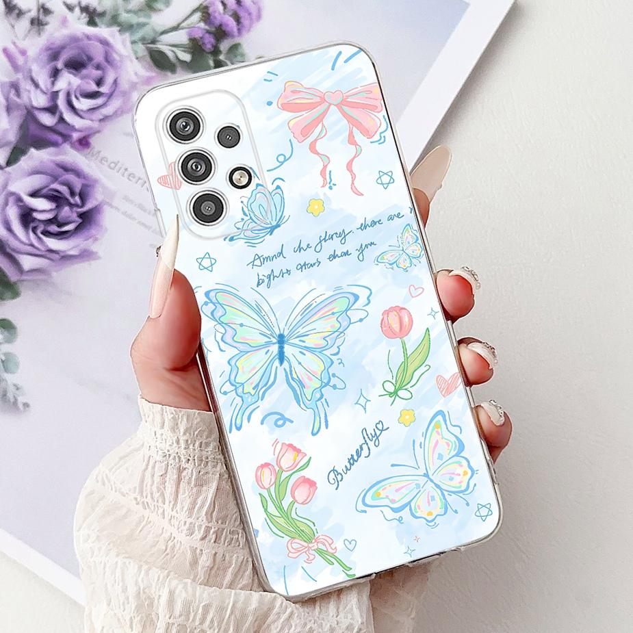 For Samsung Galaxy A52 A52s A72 5G Case Cute Painted Cover Soft Silicone Phone Cases For Samsung A52 A 52 s Galaxy A72 5G Fundas