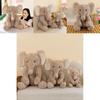 Adorable Grey Elephant Plush Toy Soft Cartoon Animal Stuffed Doll Perfect Gift For Kids