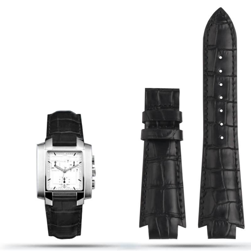 

Классический ремешок для часов из воловьей кожи с выпуклым концом 24x14 мм 1853 для Tissot T60, ремешок для часов серии L875/975K, аксессуары для ремешков 24-14mm