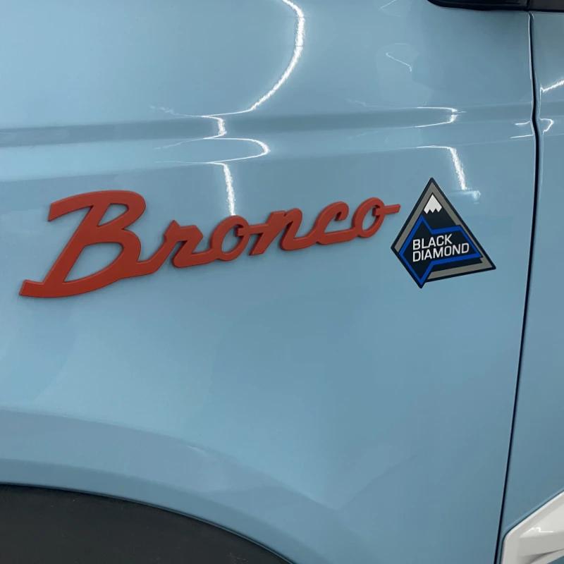 3D Decals Emblems Fender Sticker Tail Label Letters Badge Car Style for Ford Bronco Sport 2025-2025 Decoration Car Accessories