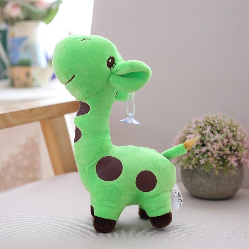 

Giraffe plush toy doll deer children s doll doll wedding doll birthday gift for girlfriend 18cm зелений