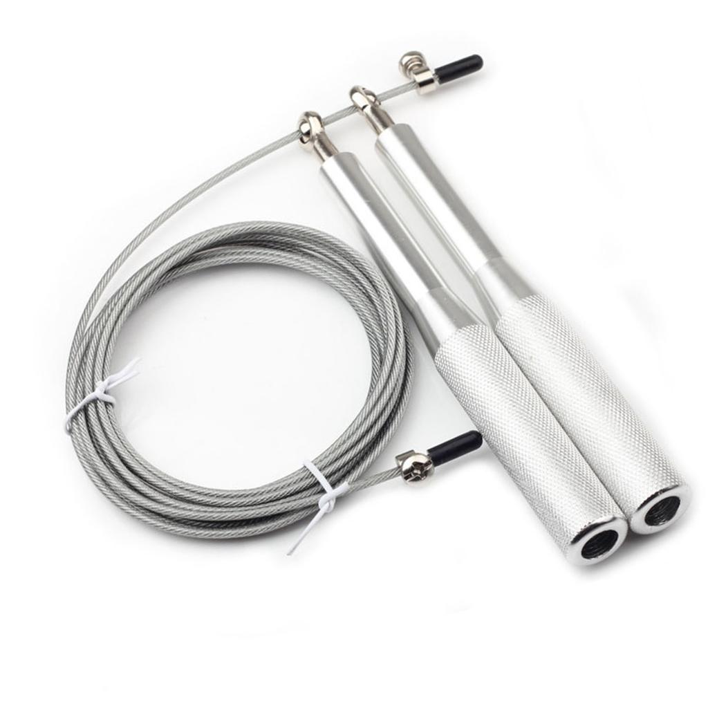 Rope Skipping Heavy Handle Metal Wire Aluminum Universal Bearing for Professional Physical Training