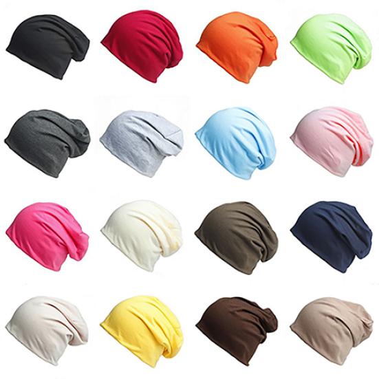 Unisex Iarnă Casual Tricotat Călduros Culoare Solidă Sport Pălărie Slouchy Pălărie Beanie Largă