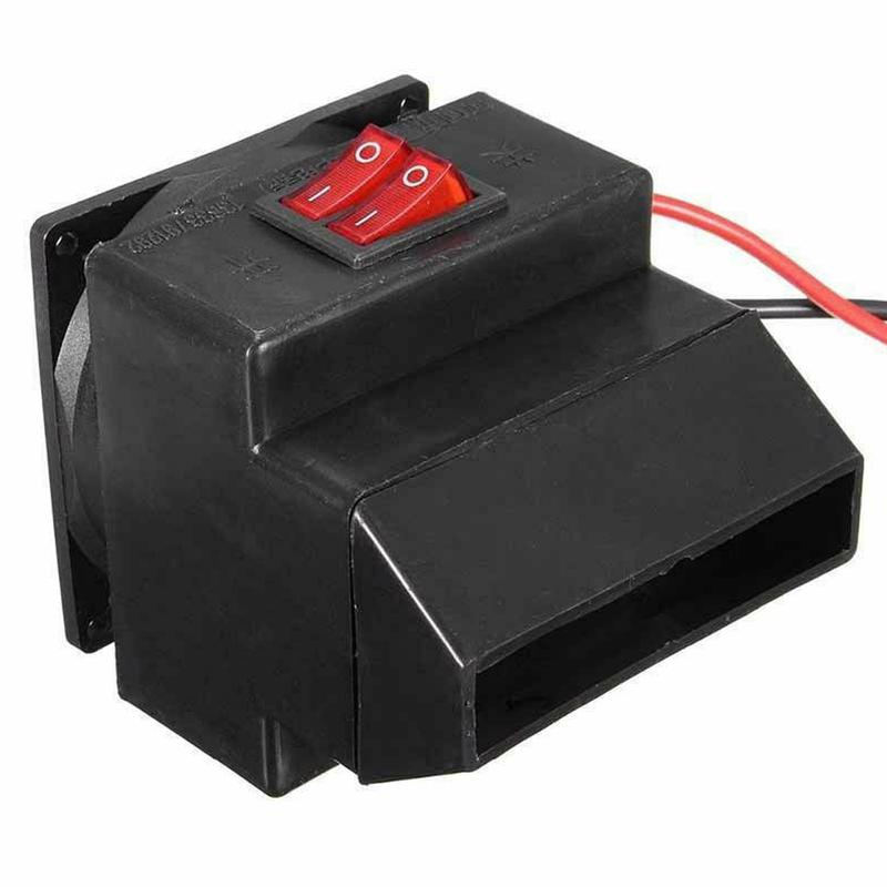12V 300W Car Vehicle Electric Heater Warm Heating Fan Adjustable Portable Defroster Demister Dual Switch Adjusting Temperature