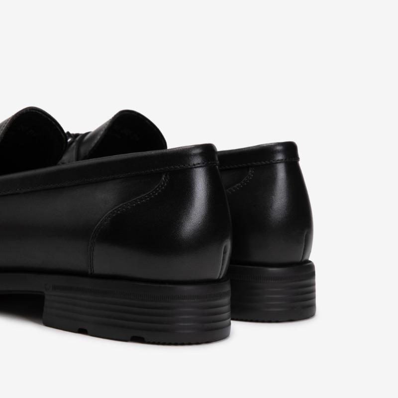 Portfolio Portfolio By ESquire Men S Cowhide Semi claSSic loaferS Black