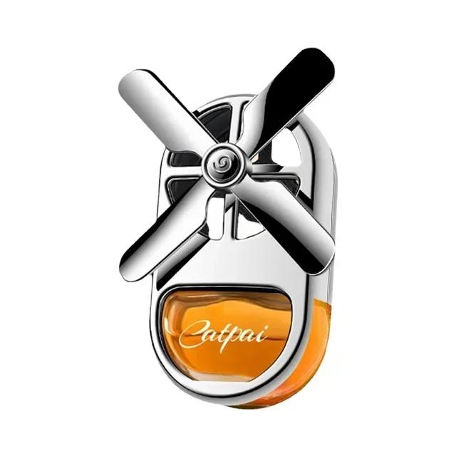 New Car Aromatherapy Air Freshener Rotary Propeller Exhaust Aromatherapy Creative Mini Perfume Decorative Accessories