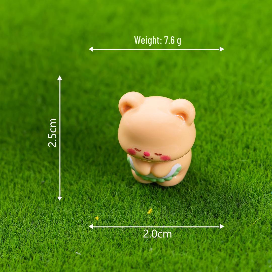 

Moss Micro-Landscape Cute Yellow Bear Desktop Accessories