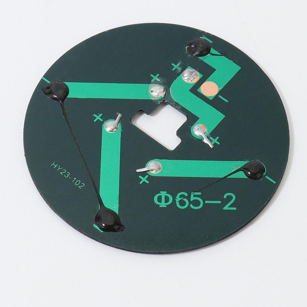 Round Shaped Solar Panel 2V 160mA Current Solar Board Perfect For DIY Projects And Small Appliances