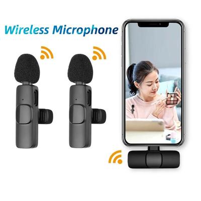 Bezdrátový lavalierový mikrofon 1 audio přijímač + 2 mikrofony Audio Video Herní nahrávání Videoklip Živý telefon Mikrofon typu C Plug-and-Play pro iPhone Android