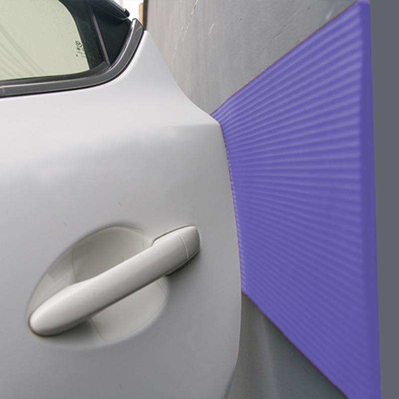 1M Anti-collision Car Door Protector Garage Wall Corner Bumper Guard Cutable Rubber Anti Scratch Strip Parking Spaces Warehouses