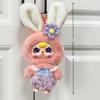 Baby Three Macaron Cute Bunny Plush Tide Play Blind Box Cute Plush Doll Ornaments Bag Pendant Surprise Collectible Toys Gift