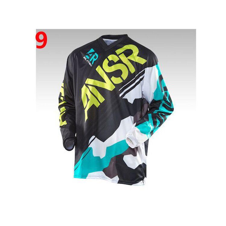 2022 Cycling Suit Printed Universal Off-road Motorcycle Suit Long-sleeved Breathable Top Summer Men's Spot