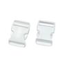 High-Quality White Plastic Snap Buckle for Backpacks and Schoolbags